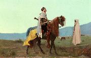Gustave Boulanger An Arab Horseman Spain oil painting artist